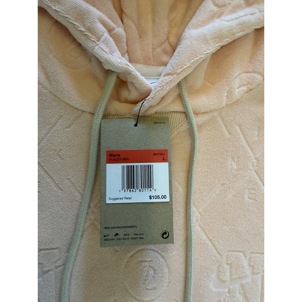Nike Dri-Fit Basketball Standard Issue Hoodie Swearshirt HJ4223-664 Men's Size L - Picture 8 of 14
